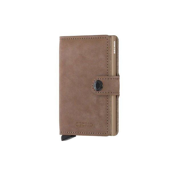 Secrid Wallet Taupe Secrid Miniwallet Vintage Leather