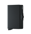 Secrid Wallets Black Secrid Twinwallet Perforated
