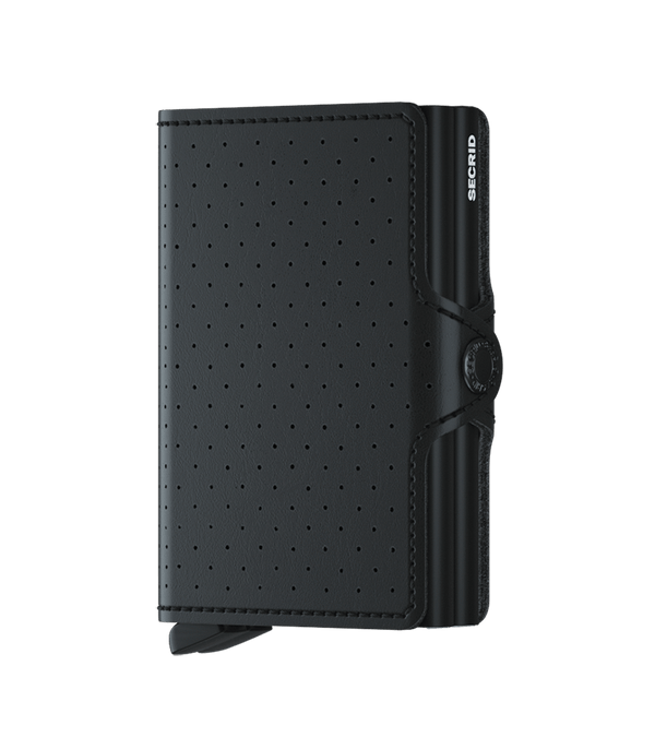 Secrid Wallets Black Secrid Twinwallet Perforated