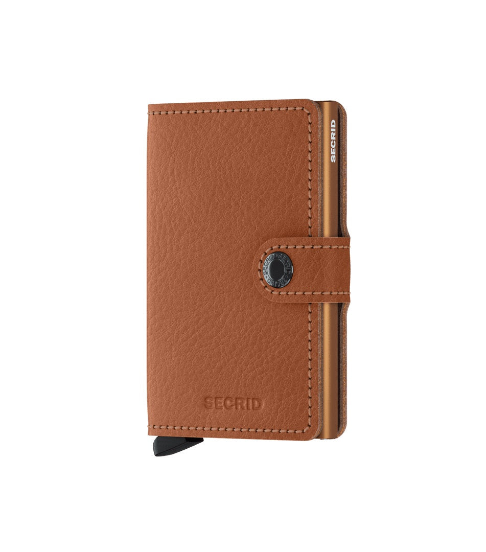 Secrid Wallets Caramello Secrid Miniwallet Vegetable Tanned Leather