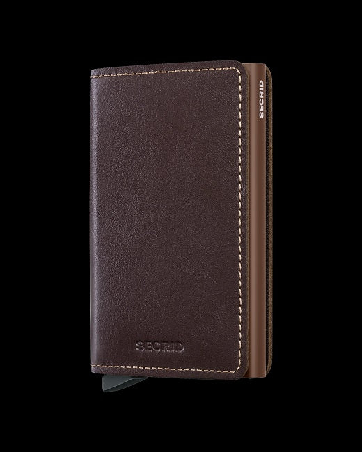 Secrid Wallets Chocolate Secrid Slimwallet Original Leather