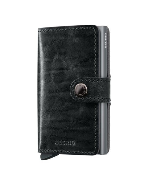 Secrid Wallets Grey Secrid Miniwallet Dutch Martin Exclusive Leather