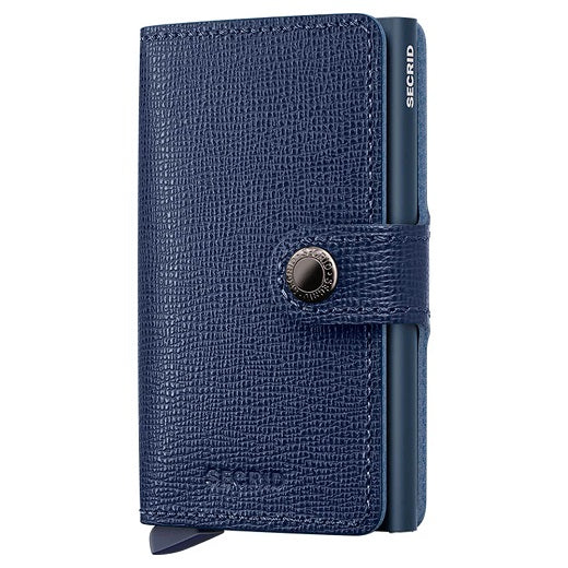 Secrid Wallets Navy Secrid Miniwallet Crisple Leather