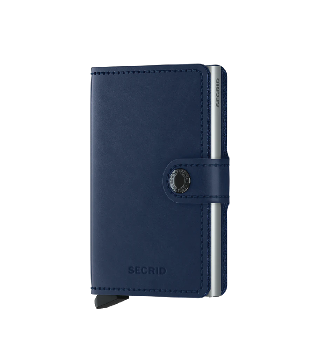Secrid Wallets Navy Secrid Miniwallet Original Leather