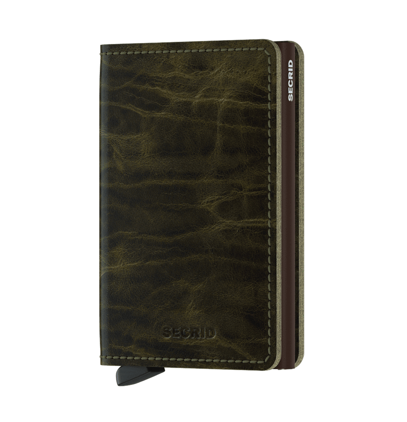 Secrid Wallets Olive Secrid Slimwallet Dutch Martin Exclusive Leather