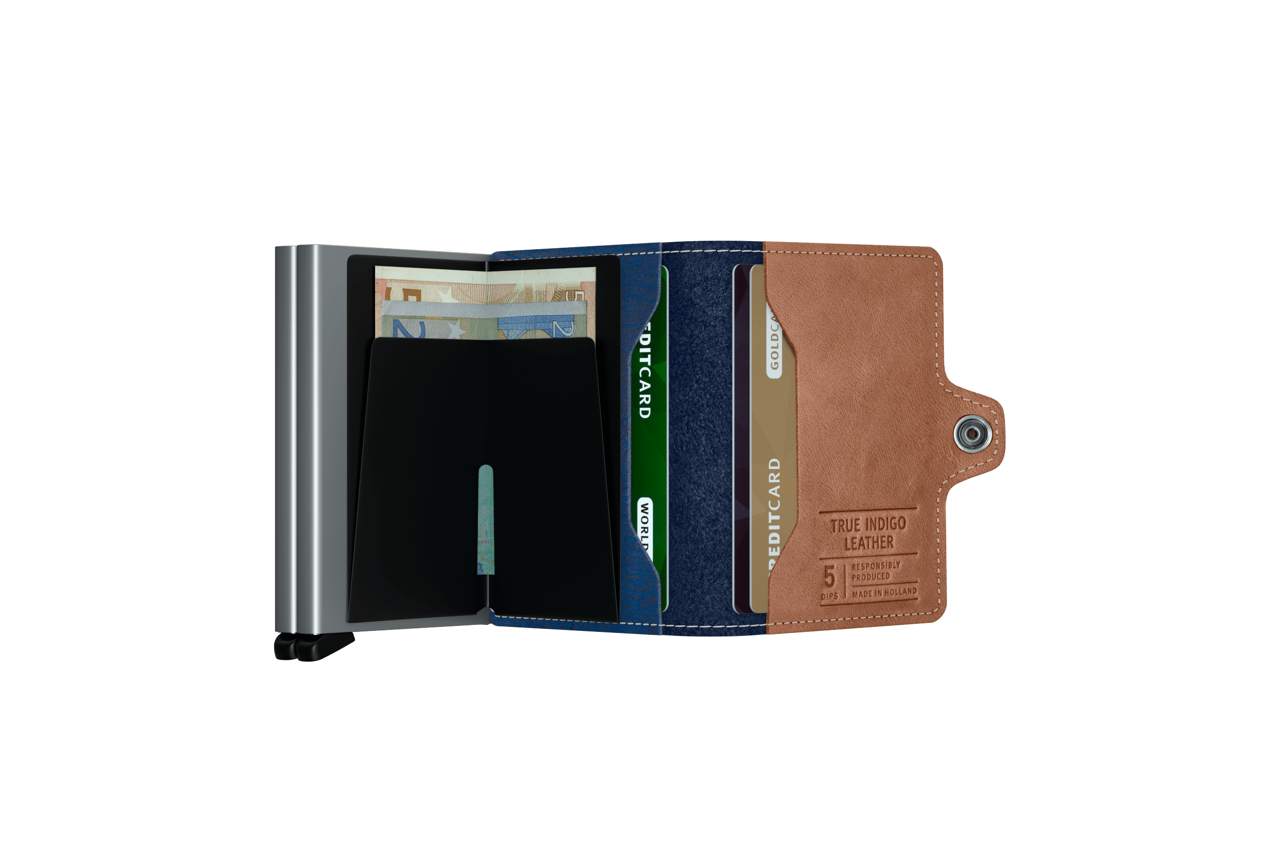 Secrid Wallets Secrid Twinwallet Indigo 5 Titanium