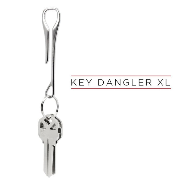 Keysmart Keyholder Silver Keysmart Key Dangler XL Belt Loop Clip