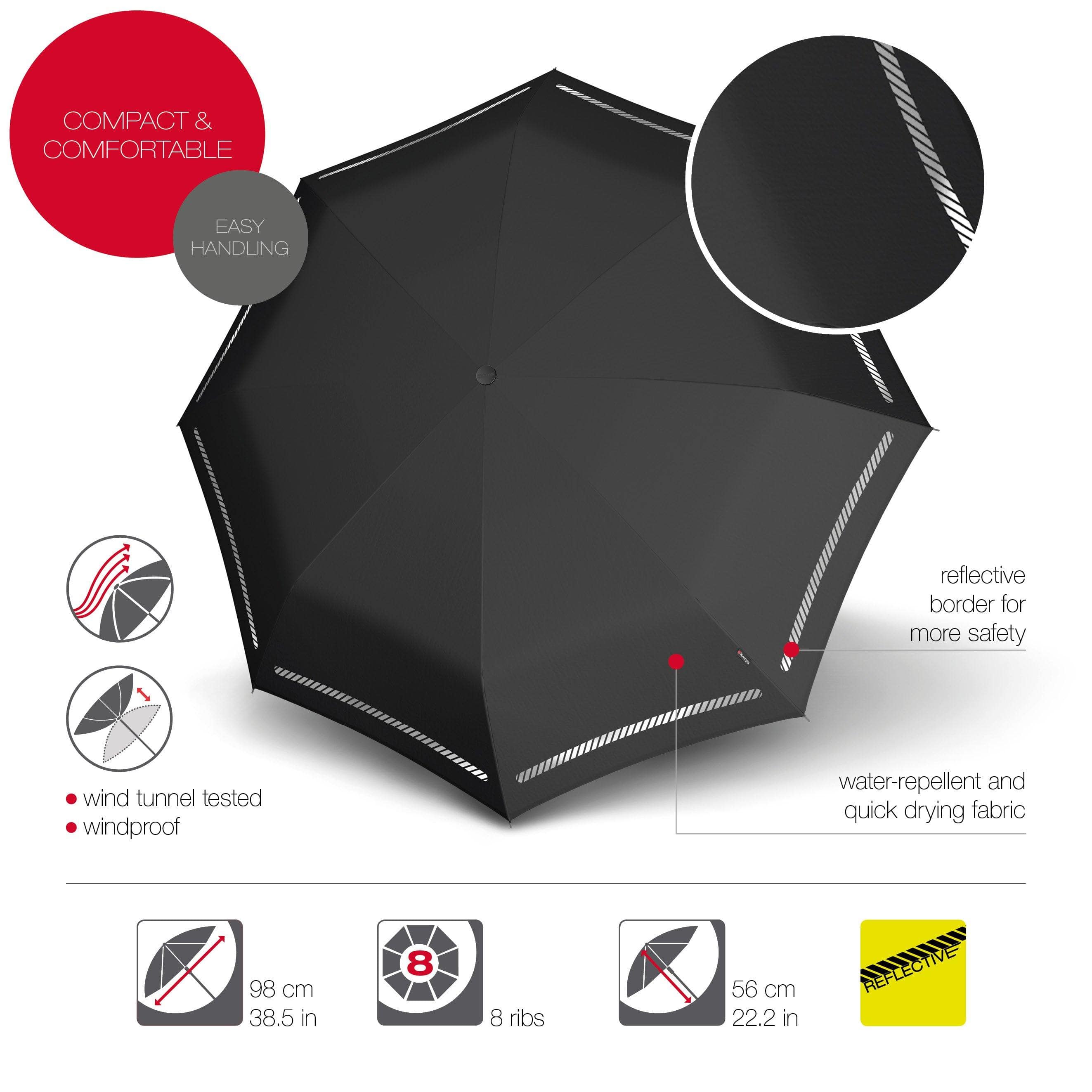 Knirps Umbrella Knirps T200 Medium Duomatic Reflective Umbrella