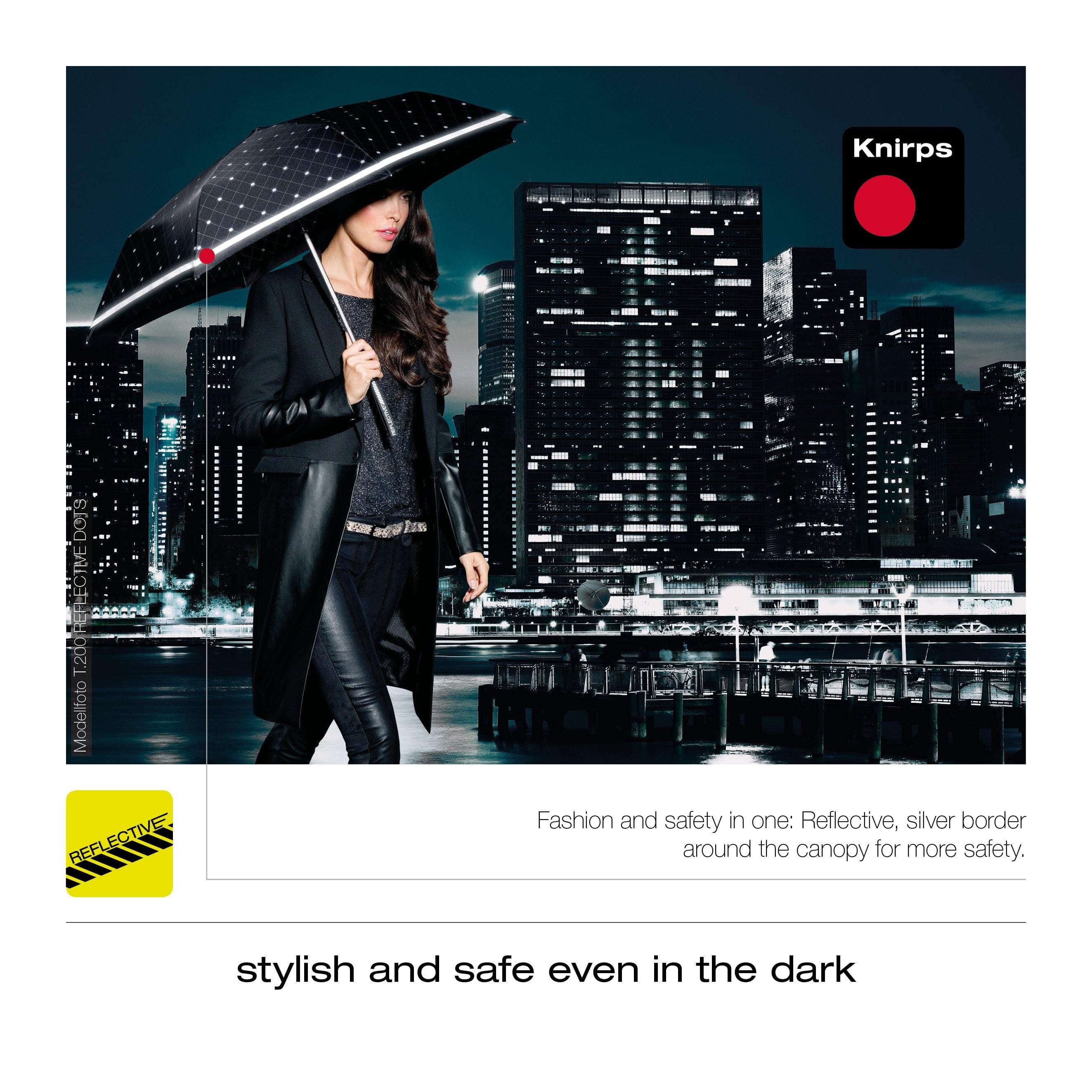 Knirps Umbrella Knirps T200 Medium Duomatic Reflective Umbrella