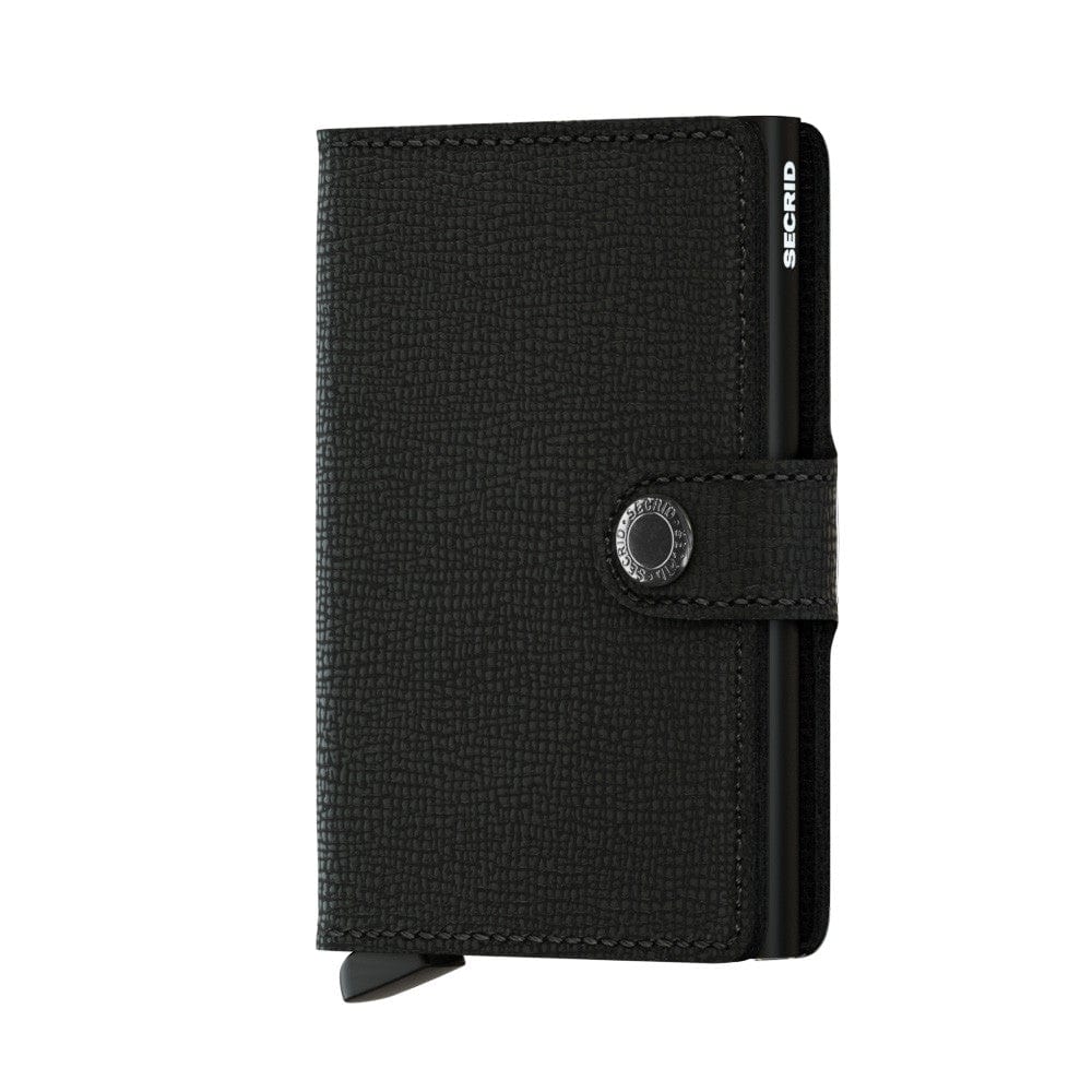 Secrid Wallet Black Secrid Miniwallet Crisple Leather