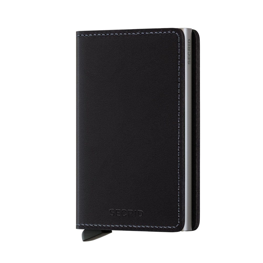 Secrid Wallet Black Secrid Slimwallet Original Leather