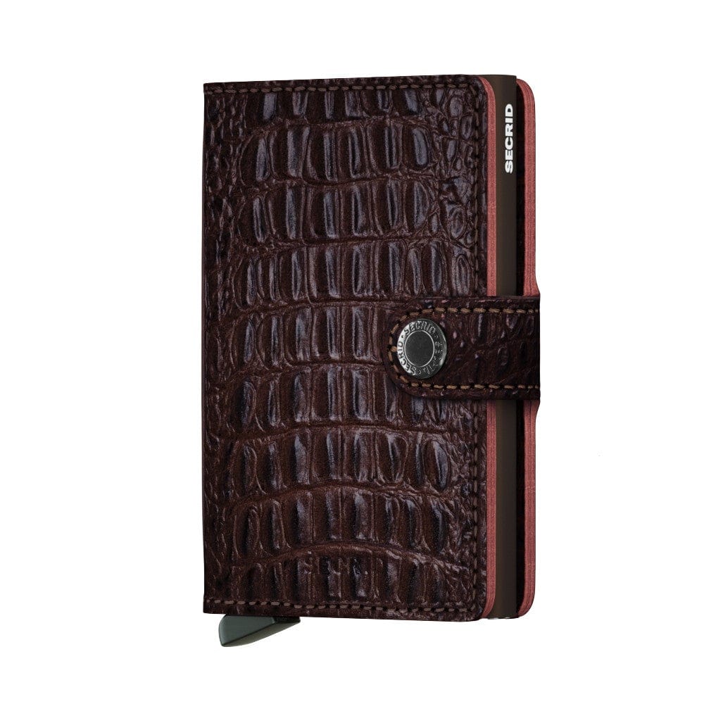 Secrid Wallet Brown Secrid Miniwallet Nile Leather