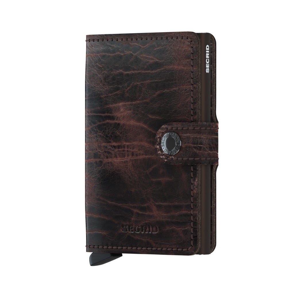 Secrid Wallet Cacao Brown Secrid Miniwallet Dutch Martin Exclusive Leather