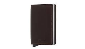 Secrid Wallet Dark Brown Secrid Slimwallet Original Leather