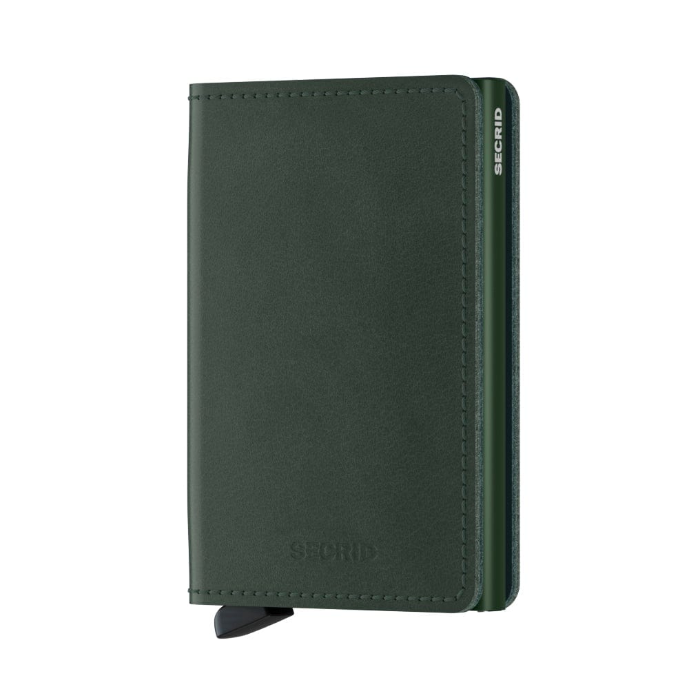 Secrid Wallet Green Secrid Slimwallet Original Leather