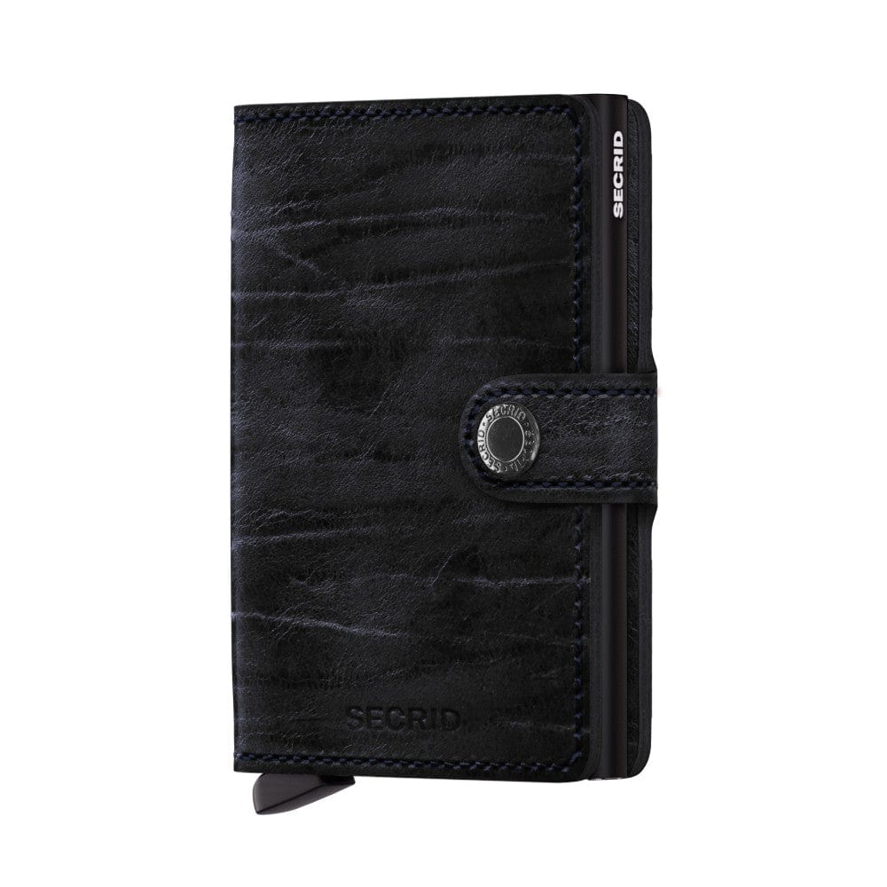 Secrid Wallet Night Blue Secrid Miniwallet Dutch Martin Exclusive Leather