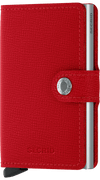 Secrid Wallet Red Secrid Miniwallet Crisple Leather