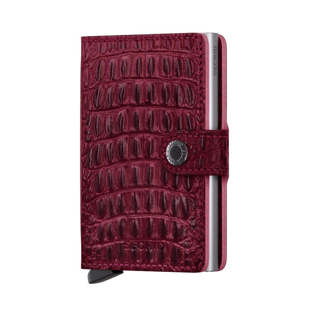 Secrid Wallet Red Secrid Miniwallet Nile Leather