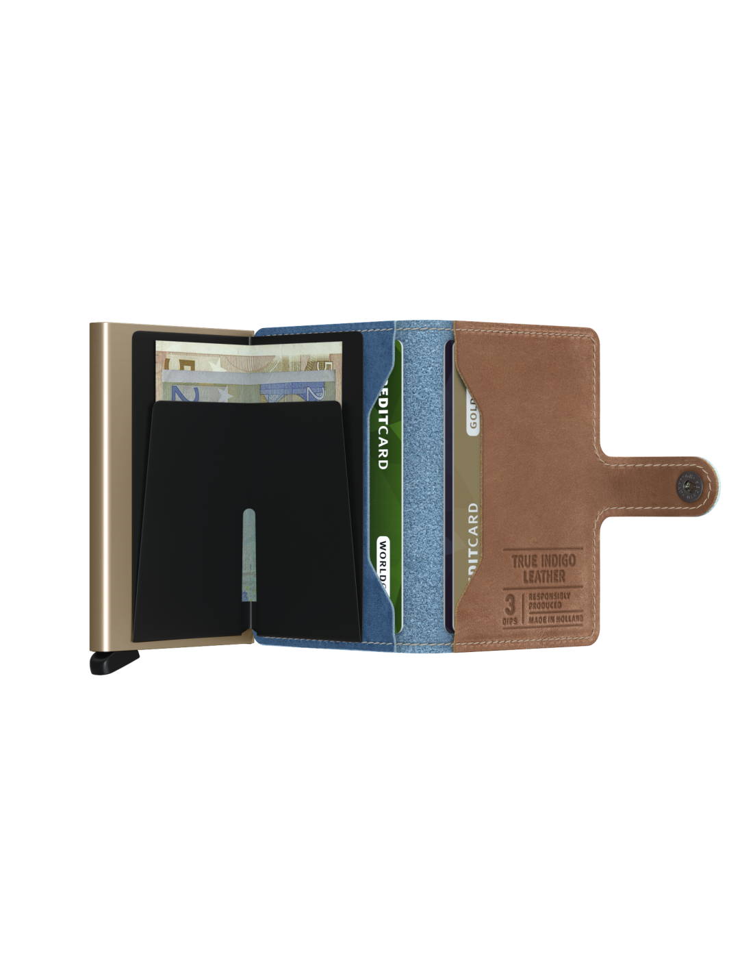 Secrid Wallet Secrid Miniwallet Indigo 3 Sand