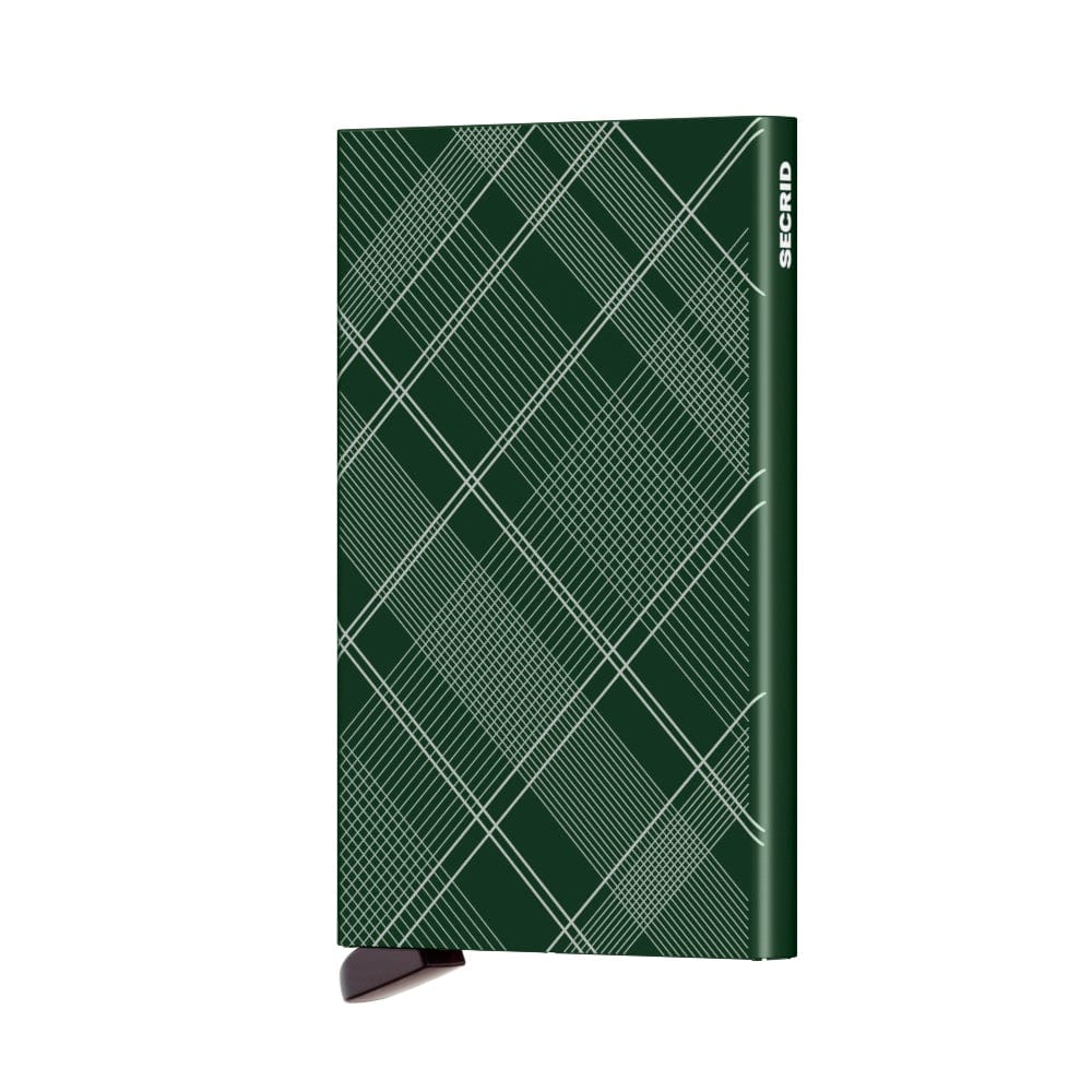 Secrid Wallet Tartan Green Secrid Card Protector Laser