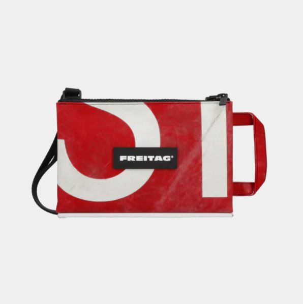 bags made from recycled truck tarps Freitag Eddie F272 Sling Bag | Recycled Truck Tarp