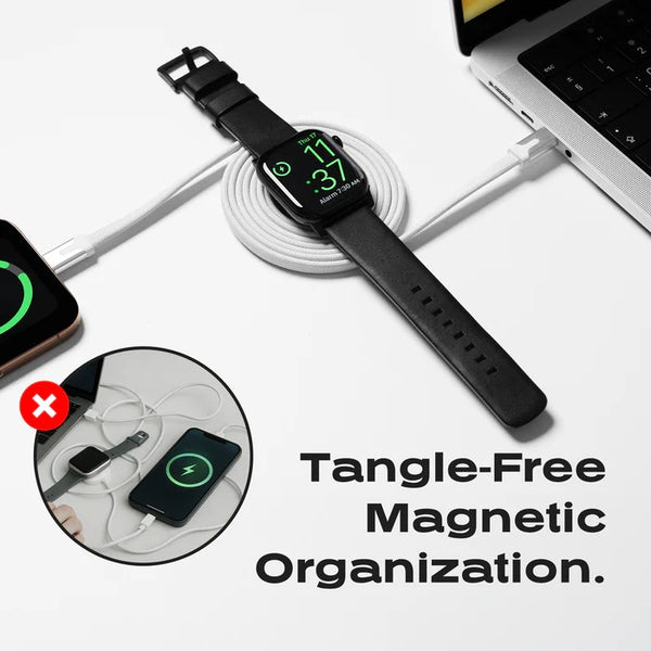 Statik MagStack Duo Apple Watch Charger + USB-C Cable