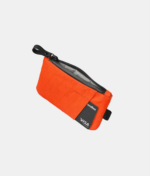 Alpaka Card Holder Orange X-Pac VX25 Alpaka Zip Cardholder