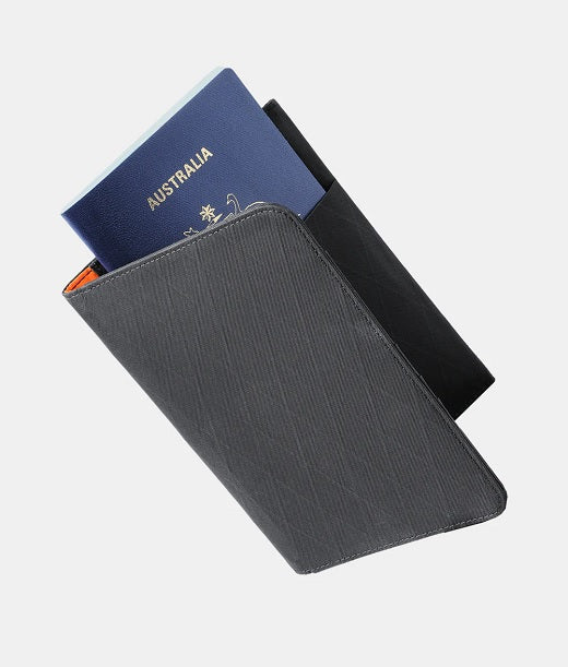 Alpaka Passport Wallet Black VX21 Alpaka Ark BiFold Passport Wallet
