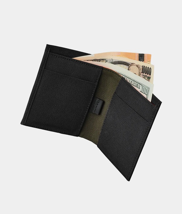 Alpaka Wallets Black Axoflux 300D Alpaka ARK Bifold Cash Wallet