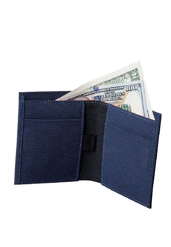 Alpaka Wallets Blue Axoflux 300D Alpaka ARK Bifold Cash Wallet