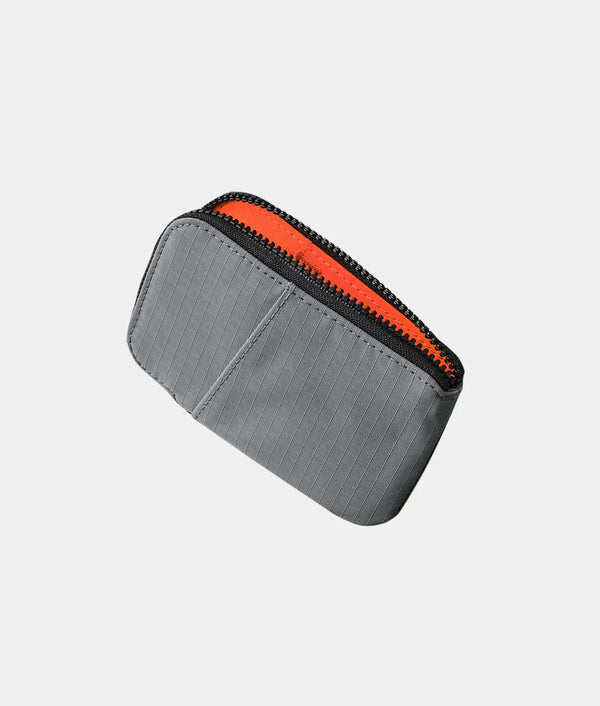 Alpaka Wallets Grey Axoflux 210D Alpaka Zip Card Pouch