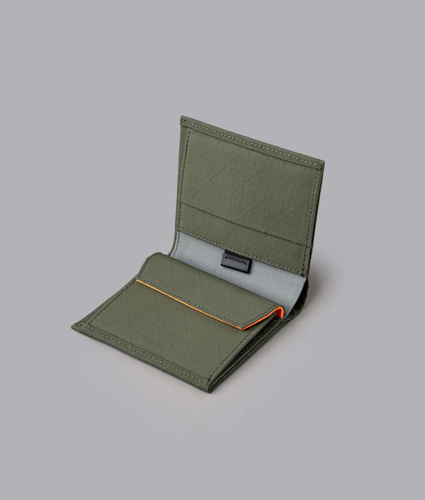 Alpaka Wallets & Money Clips Green / Axogrid 210D Alpaka Ark Bifold Coin Wallet