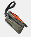 Alpaka Zip Clutch Green  Xpac-VX21 Alpaka Zip Clutch