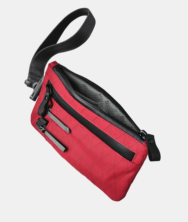 Alpaka Zip Clutch True Red  Xpac-VX21 Alpaka Zip Clutch