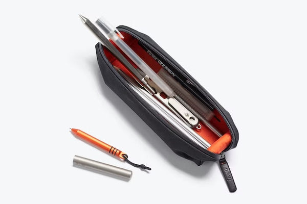 Bellroy Case Black Ash Bellroy X Carryology Pencil Case