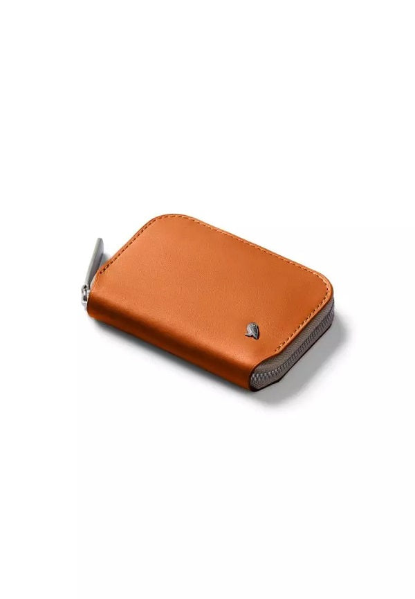 bellroy very small wallet tan Folio Piccolo (small leather zip for men and women, with storage for cards, coins and keys) this wallet is an environmentally sound option Bellroy Folio Mini - Hazelnut