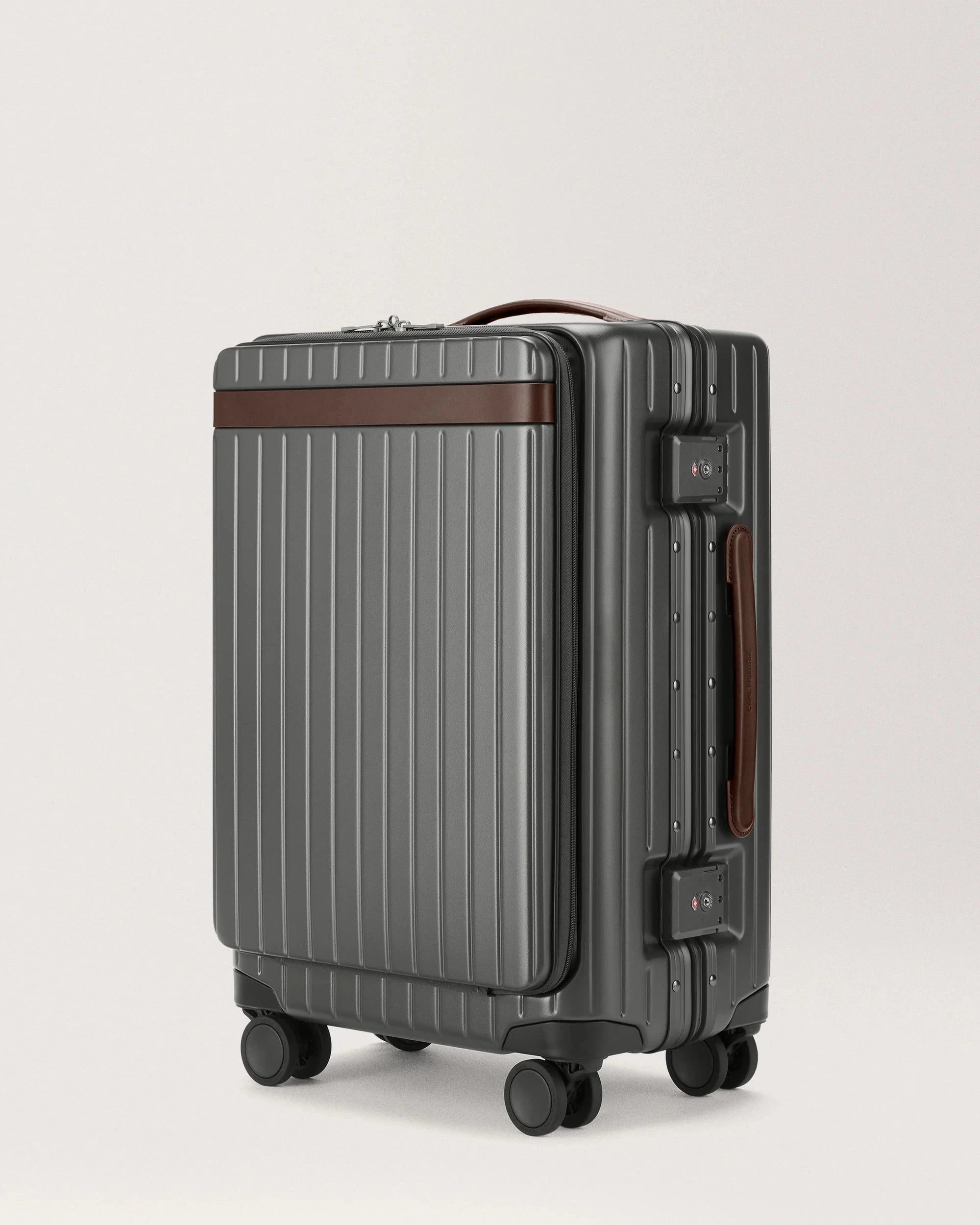 Carl Friedrik Luggage Grey - Chocolate Carl Friedrik - The Carry-On X Luggage