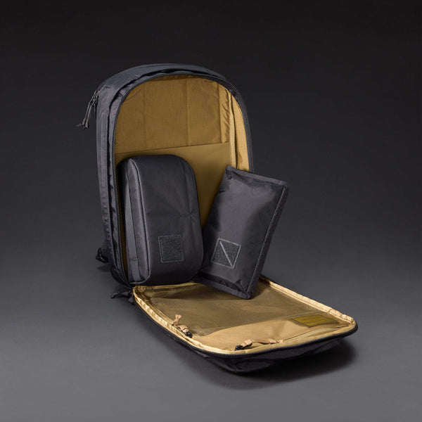 Evergoods Backpacks Evergoods Civic Panel Loader 16L X-PAC Black W/ Coyote