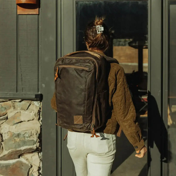 Evergoods Backpacks Evergoods Civic Travel Bag 20L - Waxed Tan