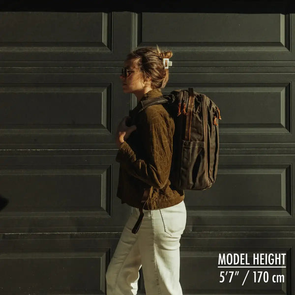 Evergoods Backpacks Evergoods Civic Travel Bag 20L - Waxed Tan