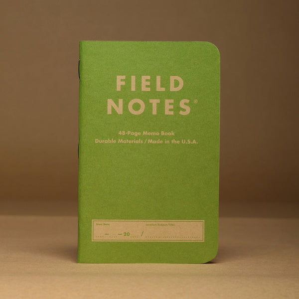 Fieldnotes Notebooks Moss Field Notes Kraft Plus 2-Packs