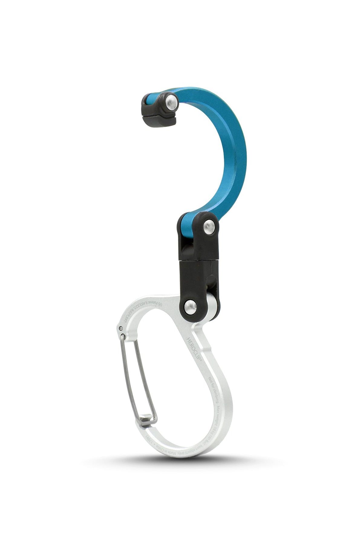 GEAR AID HEROCLIP Karabijnhaak met clip en haak (mini) voor reizen, bagage en kleine tassen, zwart en rood, 1 pak GEAR AID HEROCLIP Karabijnhaak met clip en haak (mini) voor reizen, bagage en kleine tassen, zwart en rood, 1 pak
