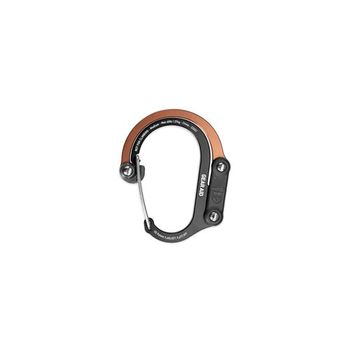 Heroclip Carabiner Medium Black Brown Heroclip - Medium