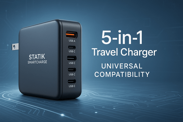 Statik SmartCharge 5-in-1 Travel Charger Banner