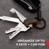 Keysmart Keyholder Brown KeySmart Mini Leather Key Holder