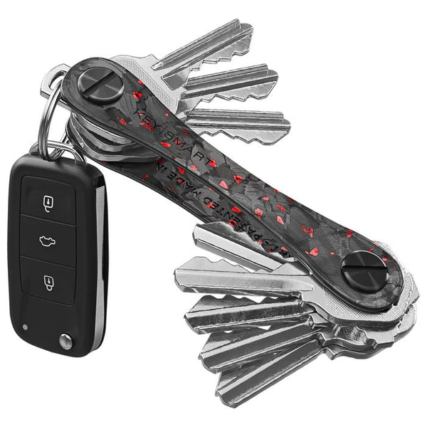 Keysmart Keyholder KeySmart Red Forged Carbon