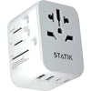 Keysmart Travel Adapter Keysmart Statik GloboCharge Universal 30W Adapter White