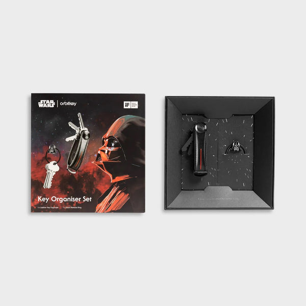 Orbitkey Star Wars™ Darth Vader Key Organiser + Ring V2 Kit
