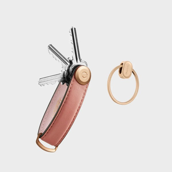 Orbitkey Keyholder Cotton Candy + Ring v2 Rose Gold Orbitkey  Organiser Set - Leather +Multi-tool v2