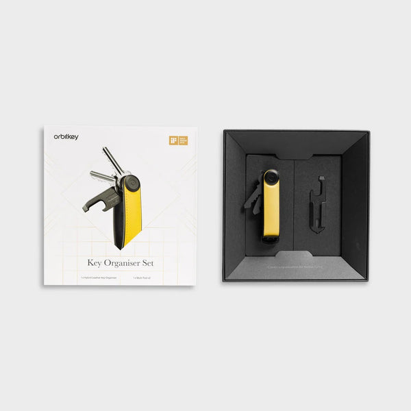 Orbitkey Keyholder Orbitkey Key Organizer Hybrid Leather + Multi-Tool v2 Set
